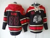 Patrick Kane Hoodie 88 Chicago Blackhawks Hoody Red Green Black Green Kane Old Time TröjorHirt Pullover Ishockey Hooded