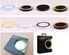 50pcs S6 Qi Wireless Charger Cell phone Mini Charge Pad For Qiabled device Samsung nokia htc LG cellphone with retail package JE17291970