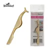 Piegaciglia finte Pinzette per ciglia Applicatore Clip Strumento per trucco Bellezza Colore oro e pinzette in oro rosa4961287