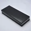 Monte Black Leather Pencil Cases For M Luxury Fountain Ballpoint Roller Ball Pens Box With Paper Warranty Manual3720301