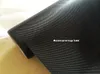 Premium Black 4D Carbon Fiber Vinyl Wrap - Realistisk kolfiberfilm för bilfolie med luftbubbla gratis frakt - Storlek 1.52x30M/roll