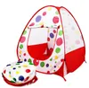 Bambini Tende da gioco per bambini Giardino esterno Pieghevole Tenda giocattolo portatile Indoor Outdoor Pop Up Casa indipendente multicolore