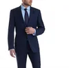 Homens personalizados baratos traje a groomsmen dois botões homens noivo Tuxedos baile de festas de festas formais homens wearjacketpants new4106136