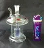 Free shipping ------Large glass color silk pattern Hookah+ accessories,Variety, random delivery