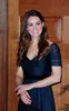 Kate Middleton Elie Saab Prom -klänning med V Neck Peat Bodice En linje Mor till brudklänningarna Navy Blue Tulle Evening Dresses2597756