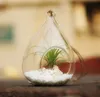 Nieuwe Aankomst Water Tear Drop Glas Opknoping Planter Container Vaas Pot Terrarium Decoratie