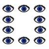 10PCS Eye of the Demon Patches for Clothing Bags Iron on Transfer Applique Patch for Garment Jeans DIY Sew on Embroidered Accessories