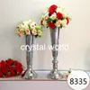 Dekoracje ślubne Mental Flower Vase Centerpieces na ślub 19 stół