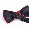 Unisex hals bowtie bow slips justerbara bågar slipsar av hög kvalitet metalljustering spännen multistil