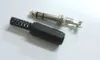 50 sztuk 6.35mm 1/4 "Mężczyzna stereo Audio TRS Jack Plug Lutowniczy Adapter