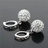 Nouveaux bijoux de mode boucles d'oreilles femmes 925 Stering argent cristal strass boucles d'oreilles bijoux de mariage entièrement bijoux charme boucle d'oreille Eardrop