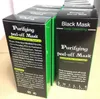 Hot Blackhead Ta bort ansiktsmasker Deep Cleansing Purifying Peel Off Black Nud Facail Face Black Mask