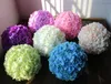 12 inch artificial hydrangea flower ball pincushion wedding ball kissing ball wedding supermarket deoration hangings FB008