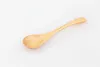 2016 Newest Solid Small Wooden Kid Baby Feeding Spoon 600pcs/lot DHL Fedex Free Shipping