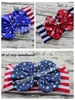 50pcs Infant noué Wave point Turban Twist bandeau arc fleur FEMME / Bébé 4 juillet bandeau Head Wrap Twisted stars HeadWrap FD6549