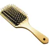 50pcs 10 inch BIG Wooden Paddle Brush Wooden Hair Care Spa Massage Comb Antistatic Comb Drop Free Shipping