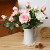 Fleurs artificielles Flanelle ruyi rose fleurs de simulation congé de mariage décoration de la maison fleurs en soie livraison gratuite SF0206