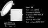 경쟁력있는 가격 새로운 광장 LED 오목한 패널 램프 알루미늄 플라스틱 천장 패널 4W 6W 9W 12W 18W AC85-265V