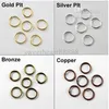 4mm Jump Rings Open Connectors Gold Silver Bronze Copper Connectoren 6 Kleuren Hot Verkopen 2000pcs / Partij DIY