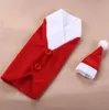 Torby wina Wakacje Santa Garnitur Xmas Prop Wina Butelka Pokrywa Ornament Craft Boże Narodzenie Boże Narodzenie Butelka Wina Okładka Dekoracje CT06