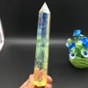 Porto Crystal Wand Point hela modefashionasiska sällsynta citrin kvartskristall trollstav läkning Magic Crystal healin227s