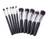 10pcs Makeup Brushes 10pcs Professional Cosmetic Brush Kit Nylon Hair Wood Handle Eyeshadow Foundation Tools