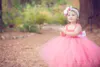 Real Picture Little Girl039s Pageant Dresses Glitz 2015 Toddler Bow Coral Long Baby Flower Dress For Wedding Girls Kids Party P2163707