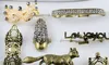 10 unids / lote mezcla tamaño de estilo oro anillos de moda de cristal para bricolaje regalo de joyería artesanía RI53