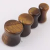 F51 40pcslot Mix 510 Size tiger eye039s Stone Flesh Tunnels Ear plug Piercing Plugs4667251