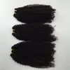 Goedkoop Peruviaans Braziliaans Haar Wefts Afro Kinky Krullend Haar Weeft Menselijk Haarverlenging 2bundles Lot Snel Gratis Verzending