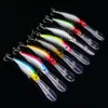 Lång muncrankbait lockar 11.5cm 9.2g 3d ögon abs plastfiske bete jigging wobbler lock