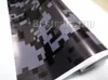 Черный темно -серый городской ночной цифровой тигр виниловая виниловая обертка с воздушным пузырьком пиксель камуфляж наклейка 152x30M6292157