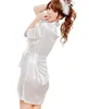 Wholesale-Clothes 2015 Women Fashion Classic Bathrobe Pure Role-playing Sexy Lingerie Wild Temptation for lady sleepwear