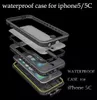 赤唐辛子防水ケース耐震性汚れ防止ケースカバーダイビング耐衝撃スノープルーフケースカバー用iPhone 4/4S 5S 5 g携帯電話ケース
