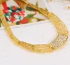 Zestaw Biżuterii Druhna Set Vintage Naszyjnik Bransoletka Kolczyki Pierścionki Jak Indian Afryki Dubaj 18k Gold Biżuteria Zestawy Wedding Party Jewellery Sets