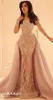 長袖フォーマルアラビア語のイブニングドレス2019 Vestidos de Festa Laceアップリケクルースカートの上のシアーネックラインヴィンテージマーメイドP2761712