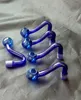 Free shipping wholesalers new S mini blue glass pot, glass Hookah / glass bong accessories, stained glass