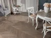 Parquet profilé Parquet asiatique Parquet Wings Parquet ciré Parquet en chêne de Russie Parquet Wings