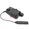 Tactical AN / PEQ-15 Laser rosso con torcia a LED bianco Torcia IR Illuminatore per caccia Terra nera / scura all'aperto