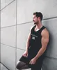 Men Summer Gyms Fitness Bodybuilding Hooded Tank Top Fashion Mens Cross Fit Clothing Loose Breathable Sleeveless Shirts Vest