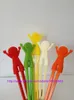 200pairs kinderen plastic eetstokjes kinderen leren helper training leren gelukkig plastic speelgoed chopstick plezier baby baby beginner