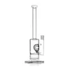 Low-cost sales C2 Glass water pipe with 14" Large Straight Tube with Circ PercIce Pinch with 18.8mm female joint