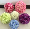 11 inch artificial hydrangea flower ball pincushion wedding ball kissing ball wedding supermarket deoration hangings ball FB009