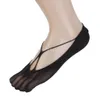Großhandelsneue Ankünfte 2015 Footful Damen Mesh Fishnet elastische Knöchel-Bootssocken fünf Zehen 1 Paar kostenloser Versand