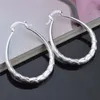2015 nuovo design 925 orecchini a cerchio in argento moda gioielli classici per le ragazze spedizione gratuita