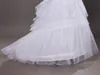 الطبقات tulle 3 hoops petticoat crinoline لفساتين الزفاف مع حجم قطار فساتين الزفاف تحت petticip slip201j