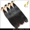 Cheveux 확장 8 "-30"Bresilien Vierges Cheveux 티슈 더블 Perruque Couleur Nature 3le Soyeux Tissages Bellahair 9A DHL Shi