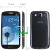 Original recondicionado desbloqueado samsung galaxy s3 i9300 4,8 polegadas 1g / 16g 5.0mp wifi gps wcdma 3g telefone móvel android