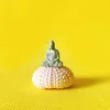 Nova estátua de Buda de Buda/Fairy Gnome/Moss Terrarium Decor/Artesanato/Bonsai/Jardim/Miniatura/Miniatura/Figure