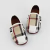 jongen baby casual schoenen kinderen mode plaid kinderen schoenen in de kinderen van de kinderen schoenen zachte bodem niet-slip wit wit